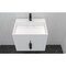 Castello Usa Amazon 24-inch White Vanity Set with White Top and Black Handles CB-MC-24W-BL-2056-WH - alternate 5
